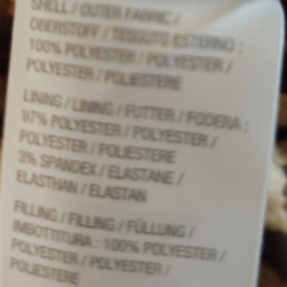 Isaac Mizrahi Puffer Jacket, Women Black Quilted, Leopard Lining, ZipUp, Pckts,M - Picture 15 of 16